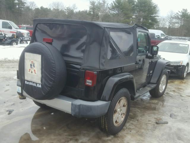 1J4FA54159L757778 - 2009 JEEP WRANGLER S BLACK photo 4