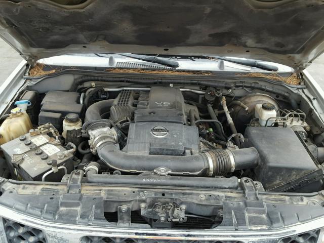 5N1AR18U45C790802 - 2005 NISSAN PATHFINDER SILVER photo 7