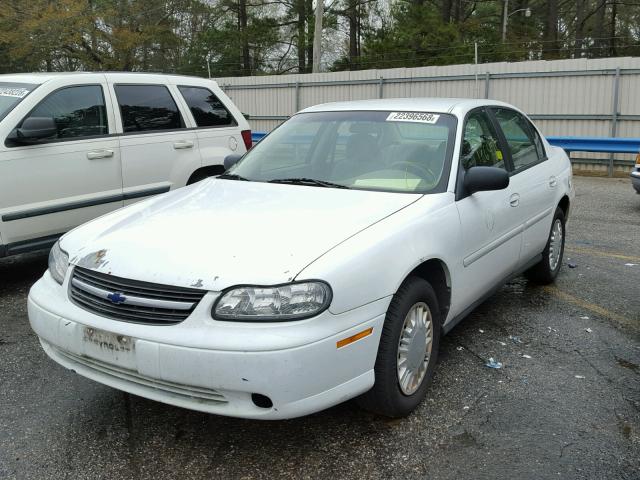 1G1ND52J01M559886 - 2001 CHEVROLET MALIBU WHITE photo 2