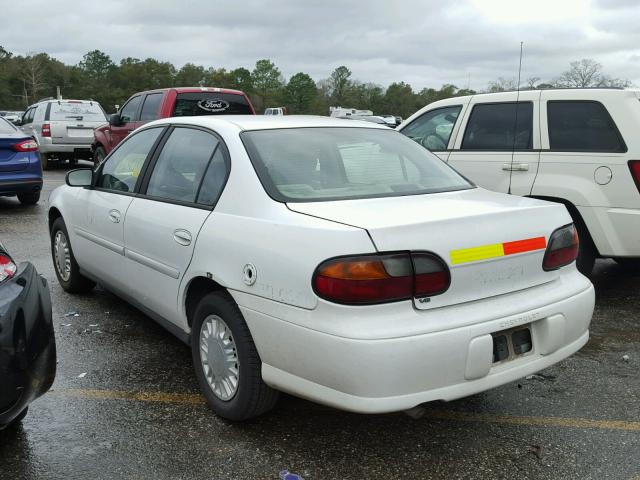 1G1ND52J01M559886 - 2001 CHEVROLET MALIBU WHITE photo 3