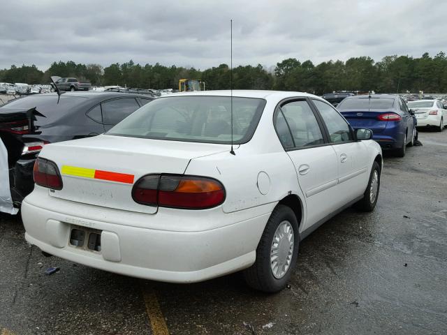 1G1ND52J01M559886 - 2001 CHEVROLET MALIBU WHITE photo 4