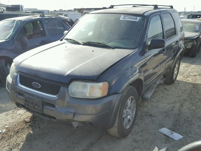 1FMYU03194KA38893 - 2004 FORD ESCAPE XLT BLUE photo 2