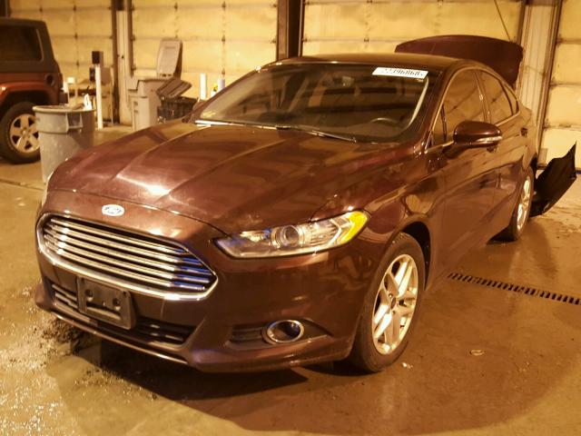 3FA6P0HR8DR286412 - 2013 FORD FUSION SE PURPLE photo 2