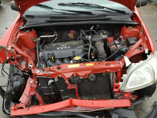 JTDBT123X20227020 - 2002 TOYOTA ECHO RED photo 7