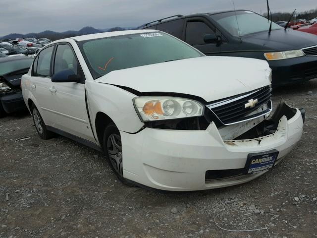 1G1ZS57F17F268709 - 2007 CHEVROLET MALIBU LS WHITE photo 1