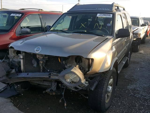 5N1ED28T04C665212 - 2004 NISSAN XTERRA XE SILVER photo 2