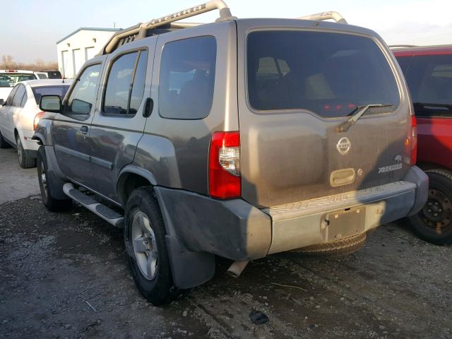 5N1ED28T04C665212 - 2004 NISSAN XTERRA XE SILVER photo 3