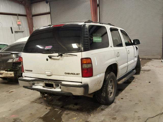 1GNEK13Z33J217306 - 2003 CHEVROLET TAHOE K150 WHITE photo 4