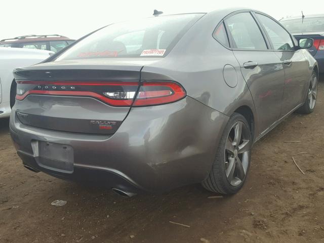 1C3CDFBH1DD219981 - 2013 DODGE DART SXT GRAY photo 4