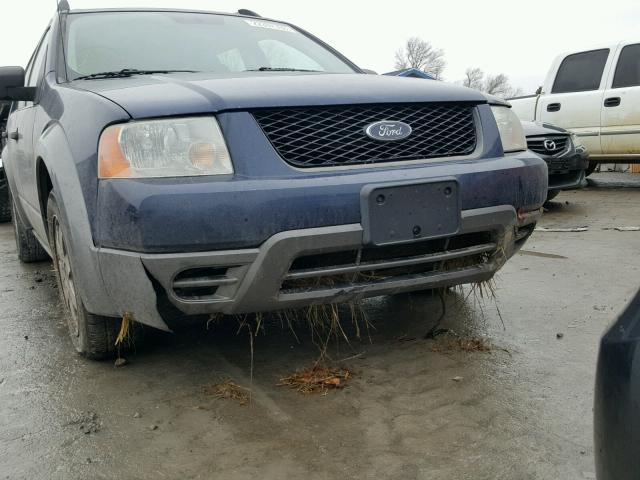 1FMZK01185GA18474 - 2005 FORD FREESTYLE BLUE photo 9