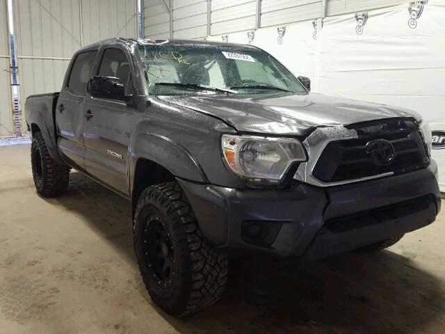 5TFJX4GN2DX015122 - 2013 TOYOTA TACOMA DOU GRAY photo 1