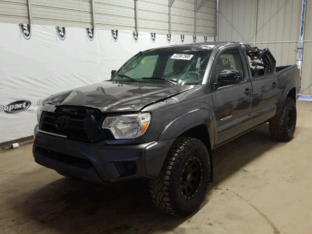 5TFJX4GN2DX015122 - 2013 TOYOTA TACOMA DOU GRAY photo 9