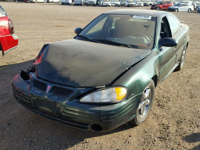 1G2NF52E02M646889 - 2002 PONTIAC GRAND AM S GREEN photo 2