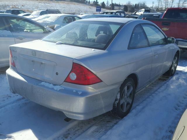 1HGEM21954L034170 - 2004 HONDA CIVIC EX SILVER photo 4