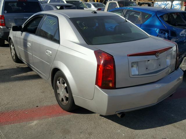 1G6DM577740151836 - 2004 CADILLAC CTS SILVER photo 3