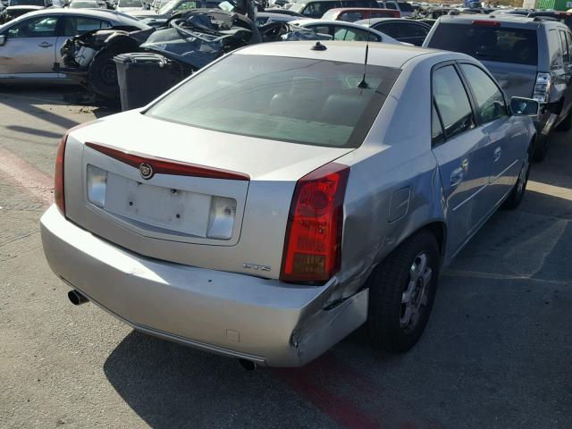 1G6DM577740151836 - 2004 CADILLAC CTS SILVER photo 4