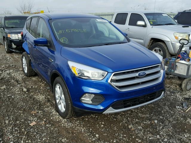 1FMCU0G94HUB79858 - 2017 FORD ESCAPE SE BLUE photo 1