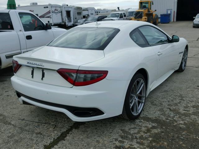 ZAM45VLA4F0129206 - 2015 MASERATI GRANTURISM WHITE photo 4