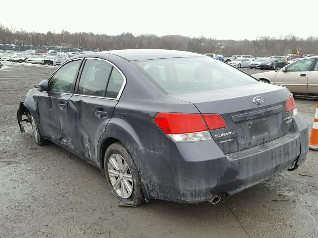 4S3BMBG62C3016769 - 2012 SUBARU LEGACY 2.5 GRAY photo 3