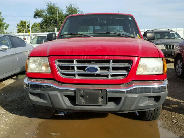 1FTYR14U92PA63720 - 2002 FORD RANGER SUP RED photo 9