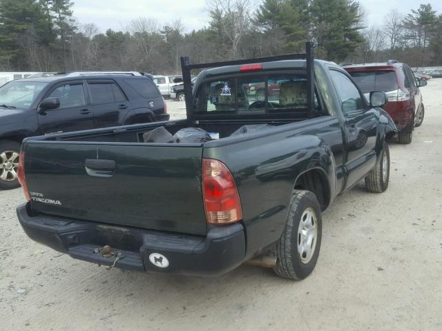 5TFNX4CN4CX014723 - 2012 TOYOTA TACOMA GREEN photo 4