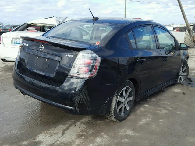 3N1AB6AP3CL622115 - 2012 NISSAN SENTRA 2.0 BLACK photo 4