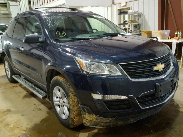 1GNKRFKD3HJ304194 - 2017 CHEVROLET TRAVERSE L BLUE photo 1