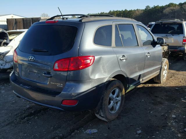 5NMSG73D98H216968 - 2008 HYUNDAI SANTA FE G ლურჯი ფოტო 4