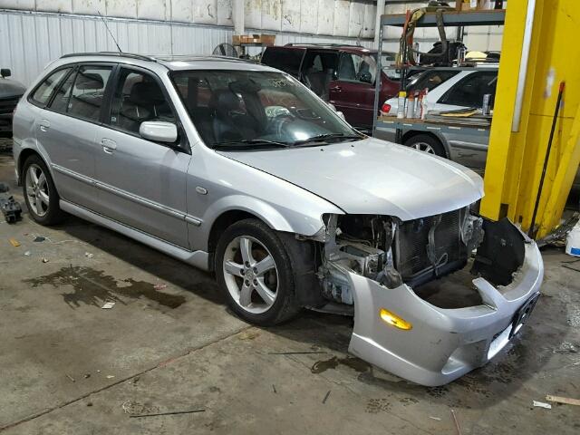 JM1BJ245X31120300 - 2003 MAZDA PROTEGE PR SILVER photo 1