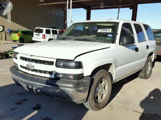 1GNEC13Z65R227183 - 2005 CHEVROLET TAHOE C150 WHITE photo 2