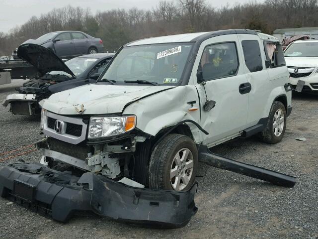 5J6YH28709L002992 - 2009 HONDA ELEMENT EX BEIGE photo 2