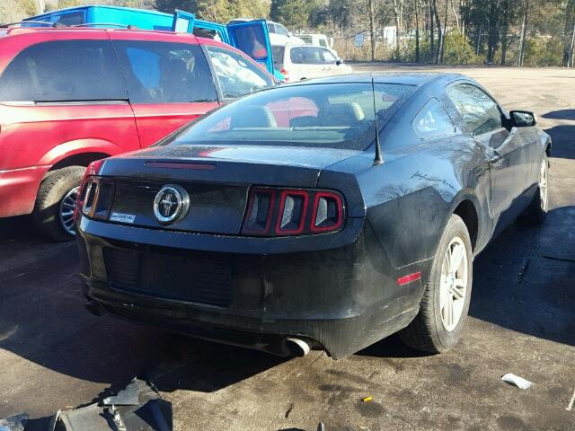 1ZVBP8AM7E5300243 - 2014 FORD MUSTANG BLACK photo 4