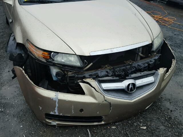 19UUA66265A013882 - 2005 ACURA TL TAN photo 9