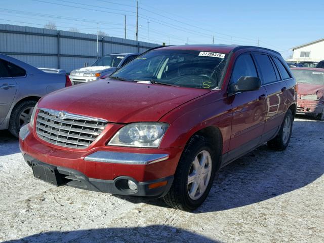 2A8GF68456R693243 - 2006 CHRYSLER PACIFICA T RED photo 2