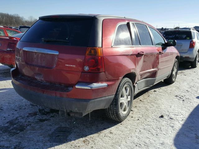 2A8GF68456R693243 - 2006 CHRYSLER PACIFICA T RED photo 4