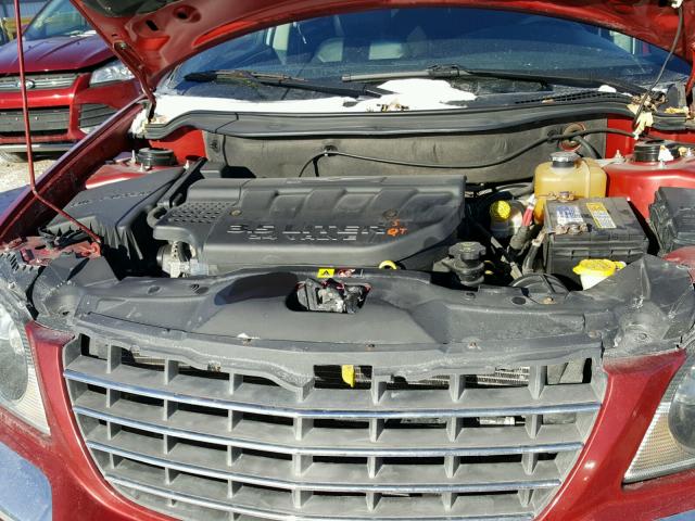 2A8GF68456R693243 - 2006 CHRYSLER PACIFICA T RED photo 7