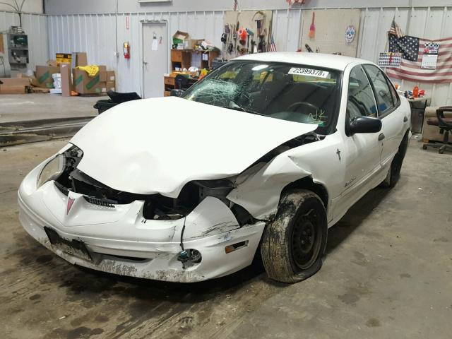 1G2JB5248Y7369885 - 2000 PONTIAC SUNFIRE SE WHITE photo 2