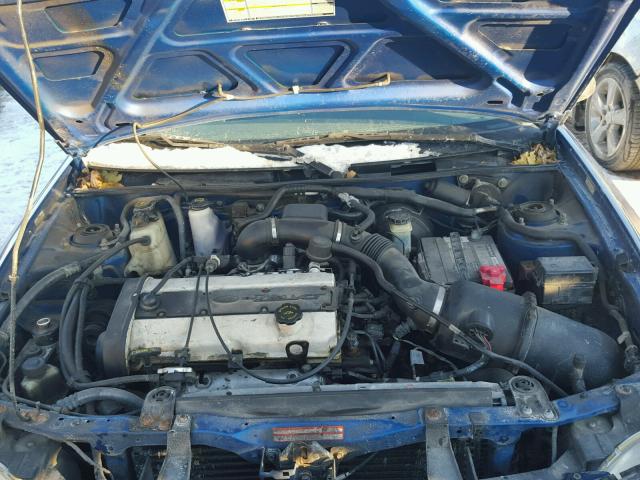 3FALP1137WR123087 - 1998 FORD ESCORT ZX2 BLUE photo 7