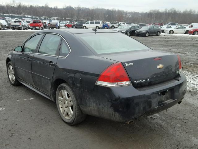 2G1WG5E38D1242169 - 2013 CHEVROLET IMPALA LT BLACK photo 3