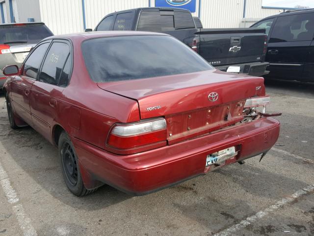 1NXBB02E5TZ461845 - 1996 TOYOTA COROLLA DX RED photo 3