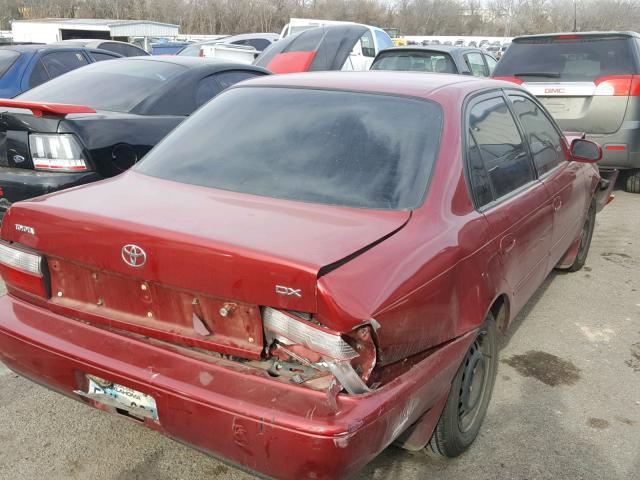 1NXBB02E5TZ461845 - 1996 TOYOTA COROLLA DX RED photo 4