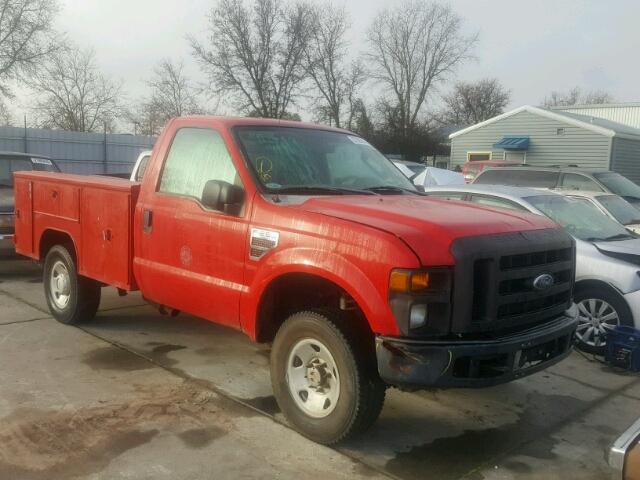 1FTSF21R98EE11637 - 2008 FORD F250 SUPER RED photo 1