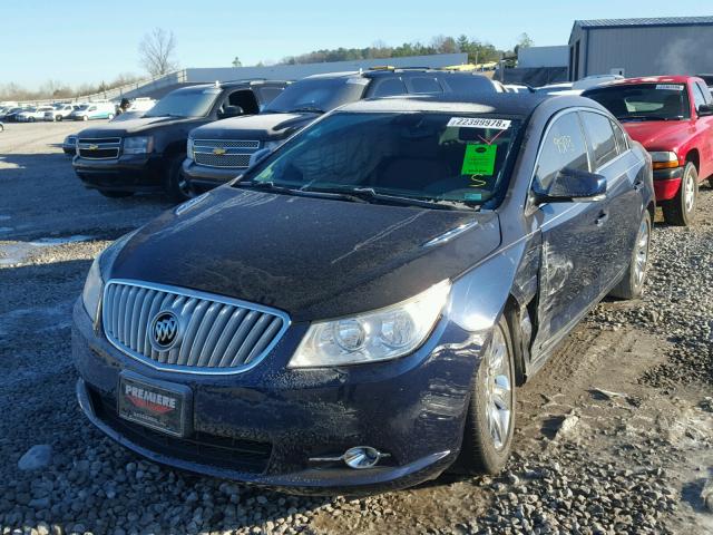 1G4GC5EG1AF298982 - 2010 BUICK LACROSSE C BLUE photo 2