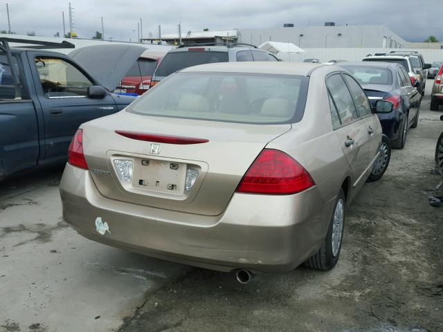 JHMCM56186C005726 - 2006 HONDA ACCORD VAL BEIGE photo 4