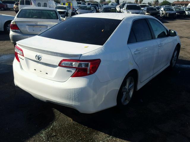 4T1BF1FK8DU270531 - 2013 TOYOTA CAMRY L WHITE photo 4