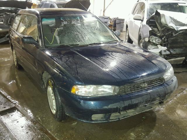 4S3BK4352V7302356 - 1997 SUBARU LEGACY L GREEN photo 1