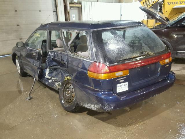 4S3BK4352V7302356 - 1997 SUBARU LEGACY L GREEN photo 3