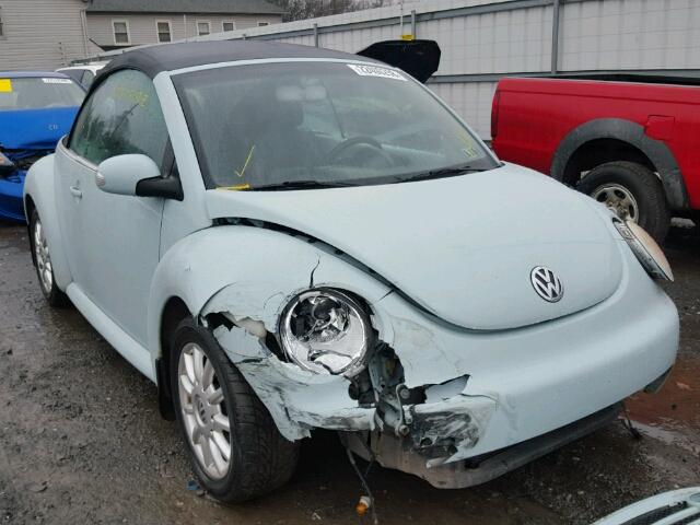3VWCM31Y24M334487 - 2004 VOLKSWAGEN NEW BEETLE 蓝色 照片 1