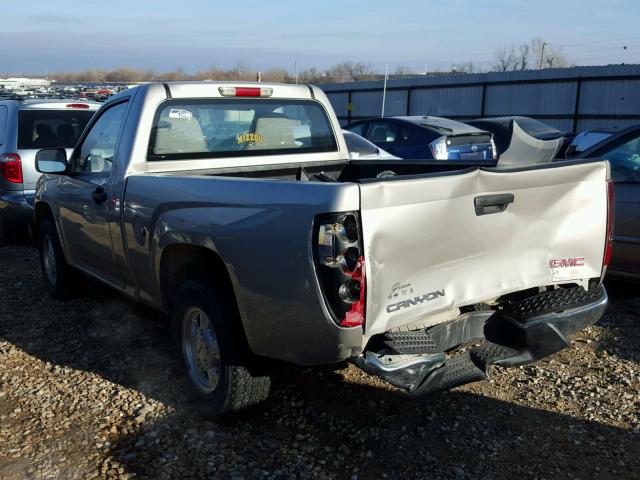 1GTCS148358221713 - 2005 GMC CANYON SILVER photo 3