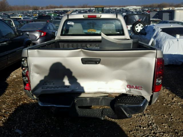 1GTCS148358221713 - 2005 GMC CANYON SILVER photo 6